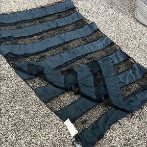 NWT Blue Pacific handwoven poncho